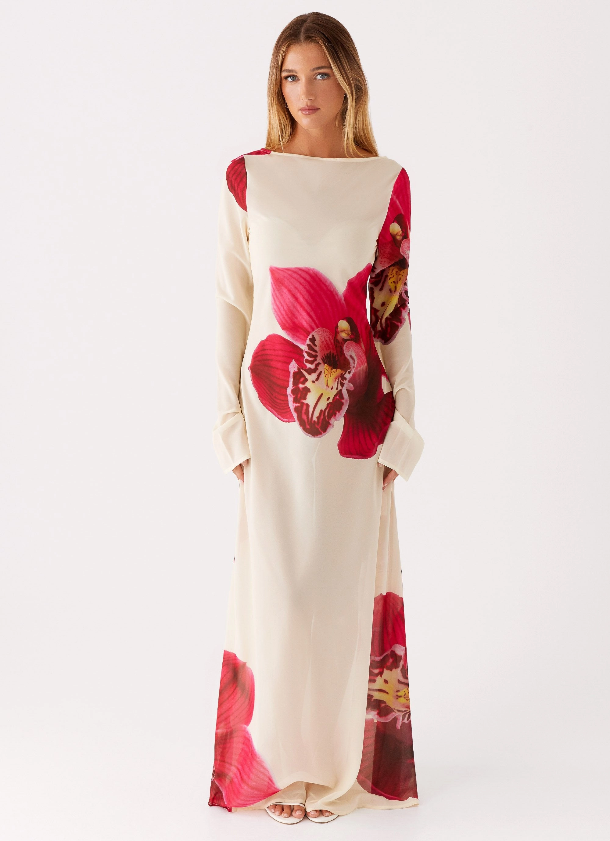 Lorde Maxi Dress - Orchid Yellow Minimalist Layering Fall Layer