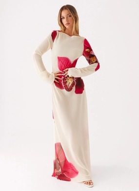 Lorde Maxi Dress - Orchid Yellow Street Mode
