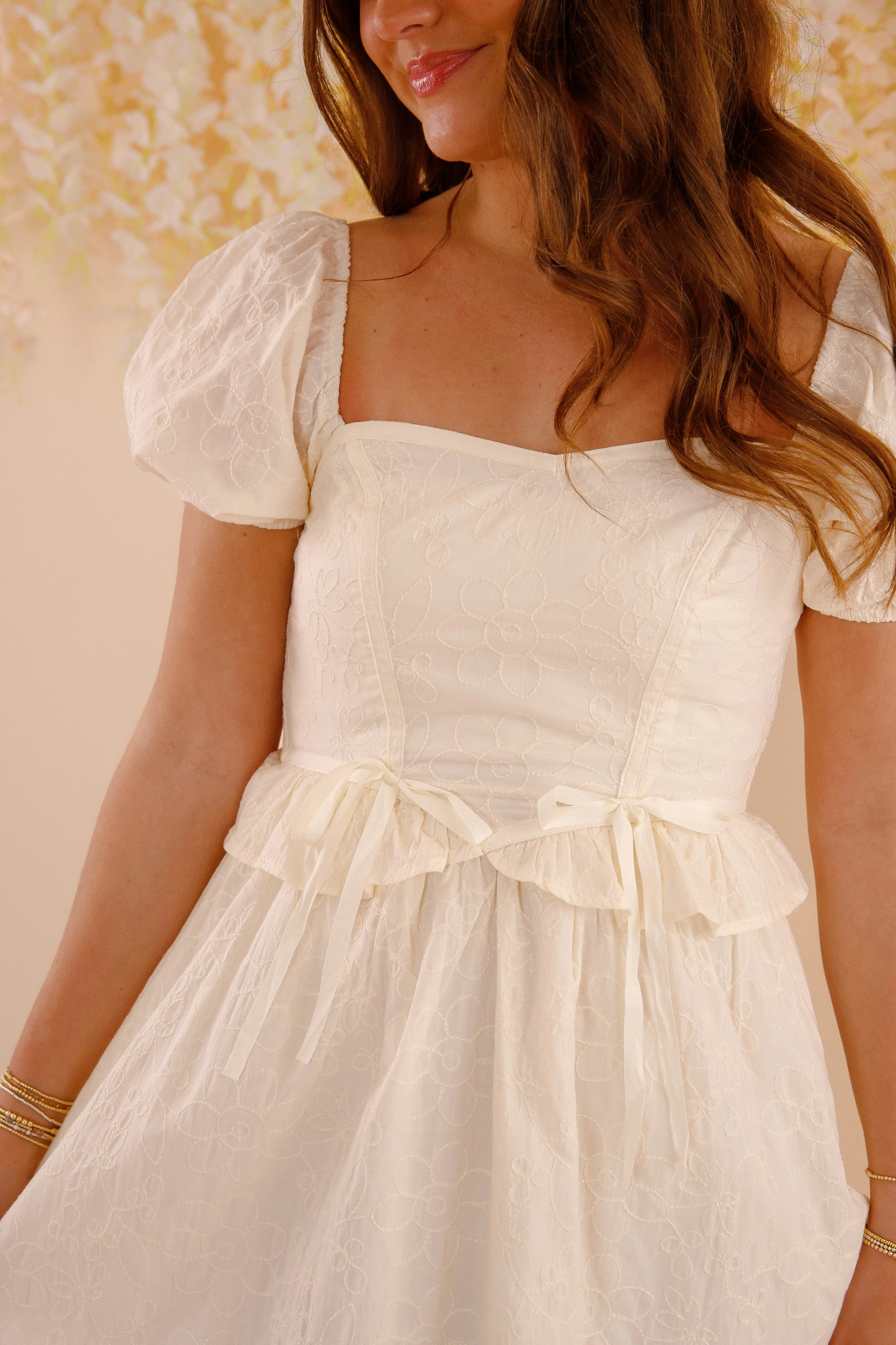 Found In Charleston Midi Dress Refined Finish Edge Detail