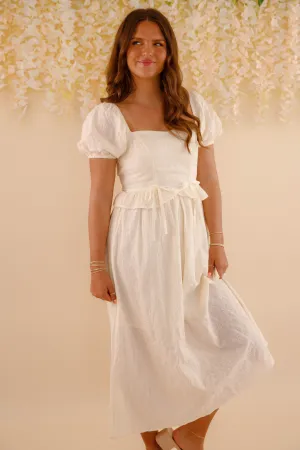 Kimono-Sleeve Found In Charleston Midi Dress