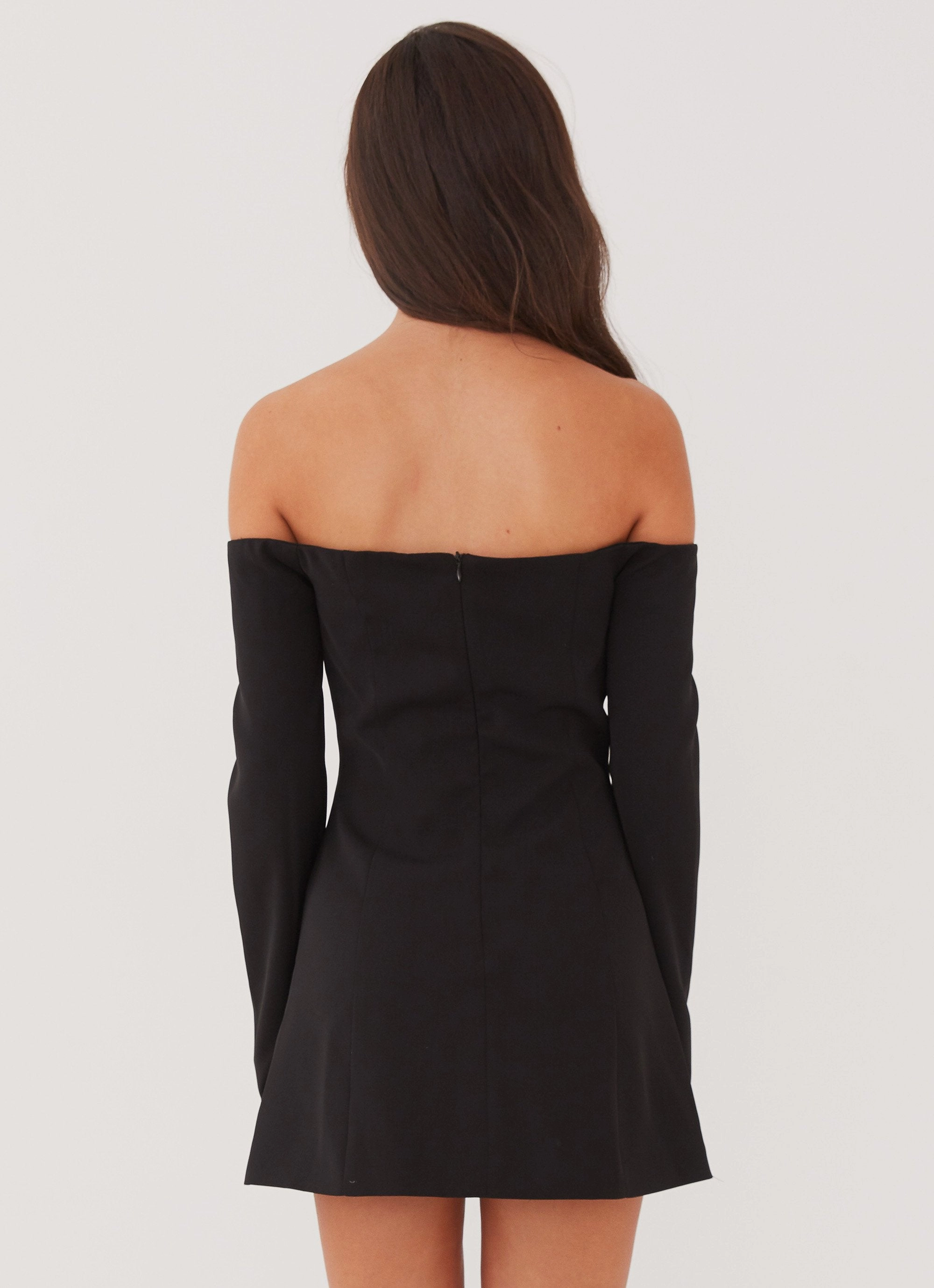 Dominique Blazer Mini Dress - Black Fashionable Comfort Wear