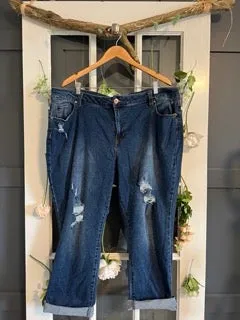 Distressed Dark Denim 20