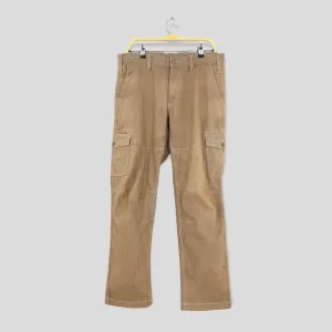 Dogman Japanese Herringbone Cargo Pants Size 34x30