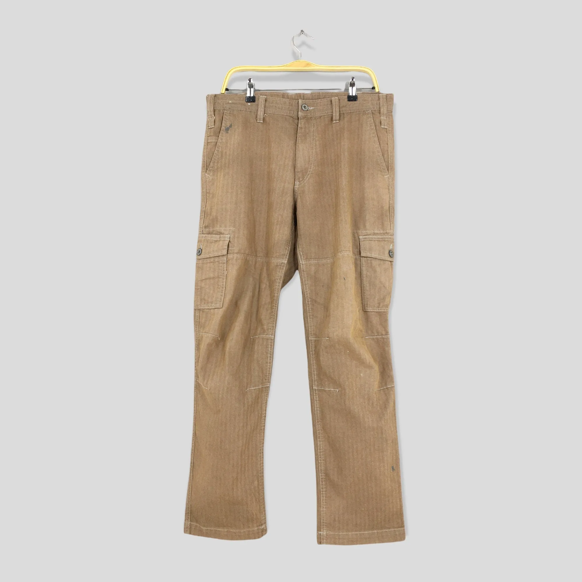 Dogman Japanese Herringbone Cargo Pants Size 34x30