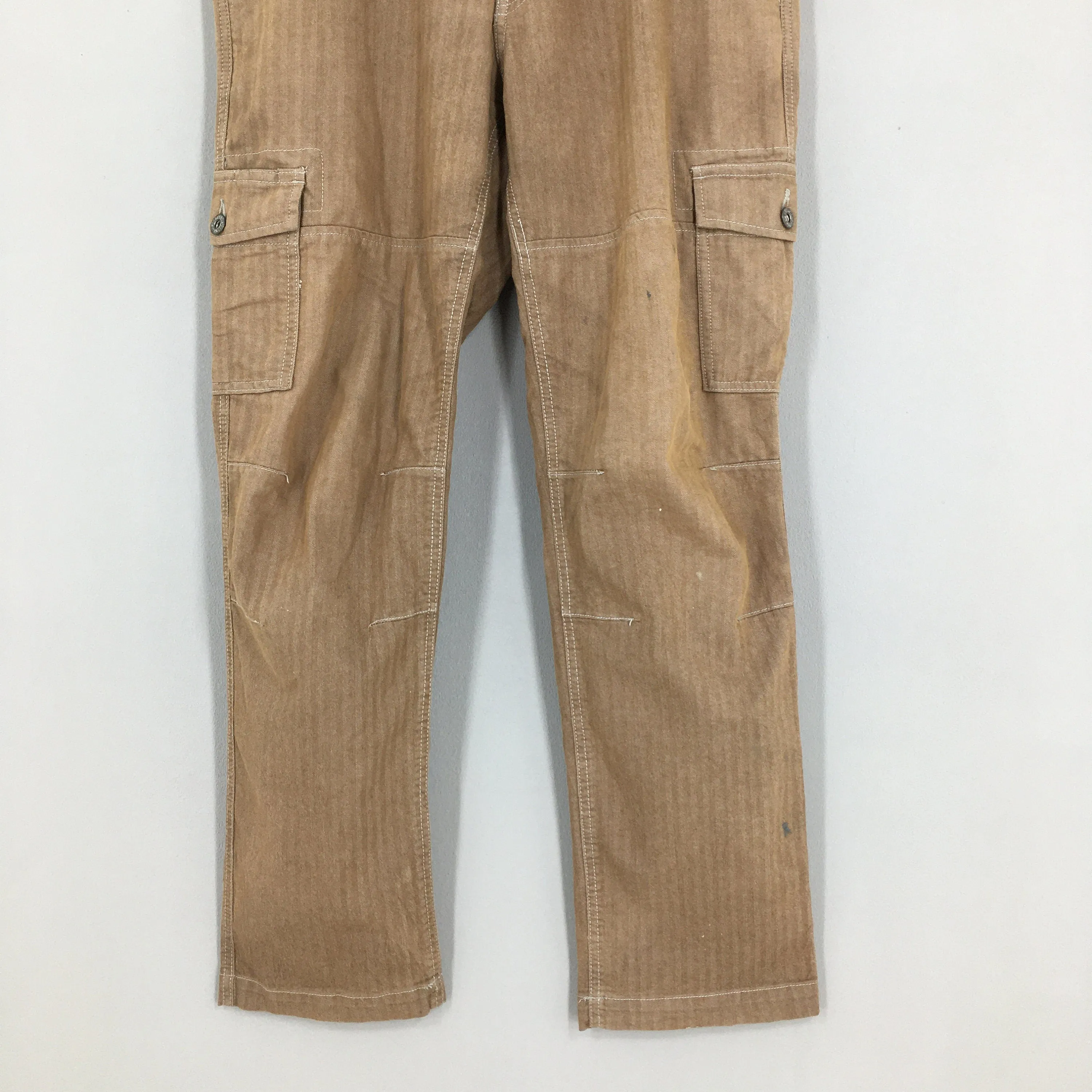 Dogman Japanese Herringbone Cargo Pants Size 34x30