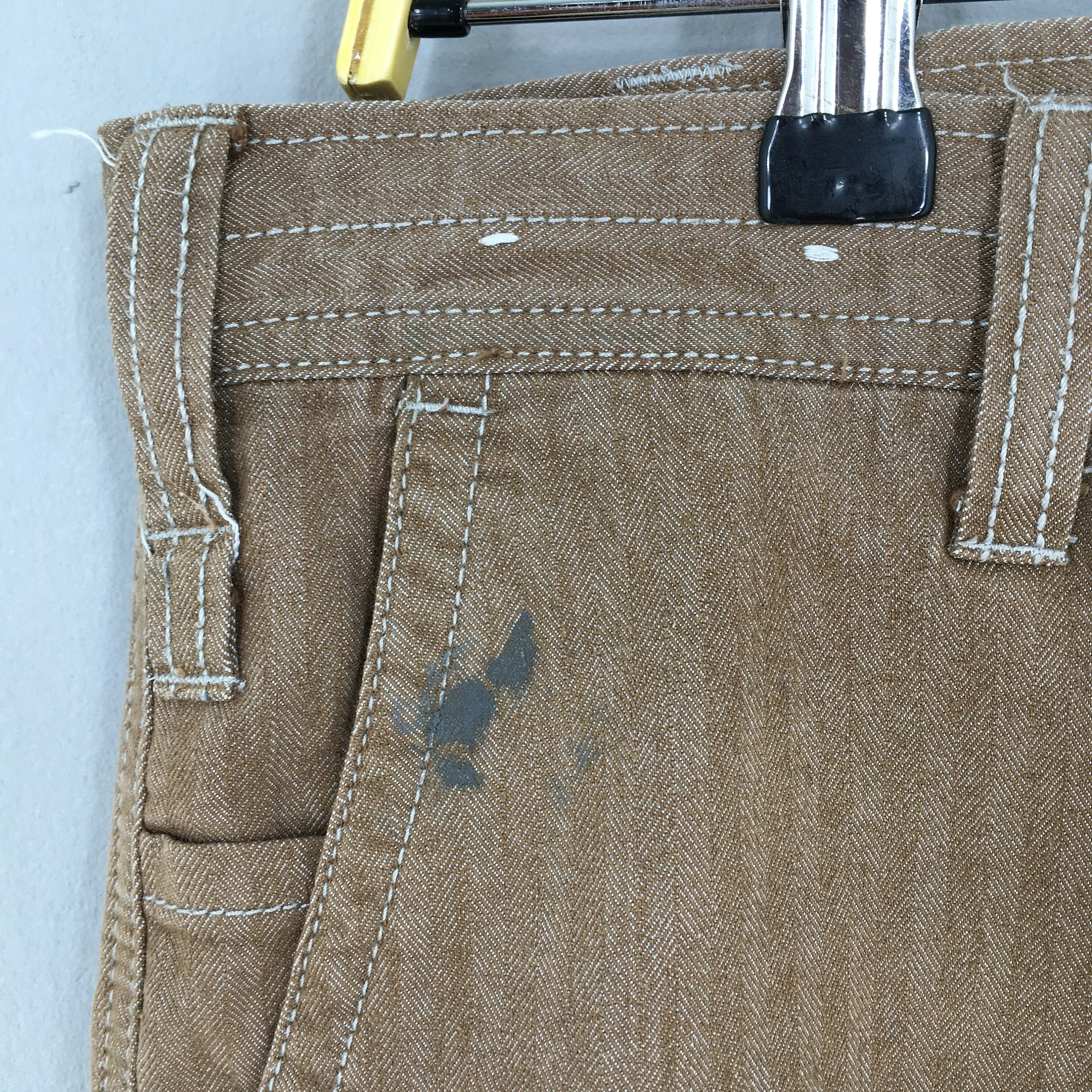 Dogman Japanese Herringbone Cargo Pants Size 34x30