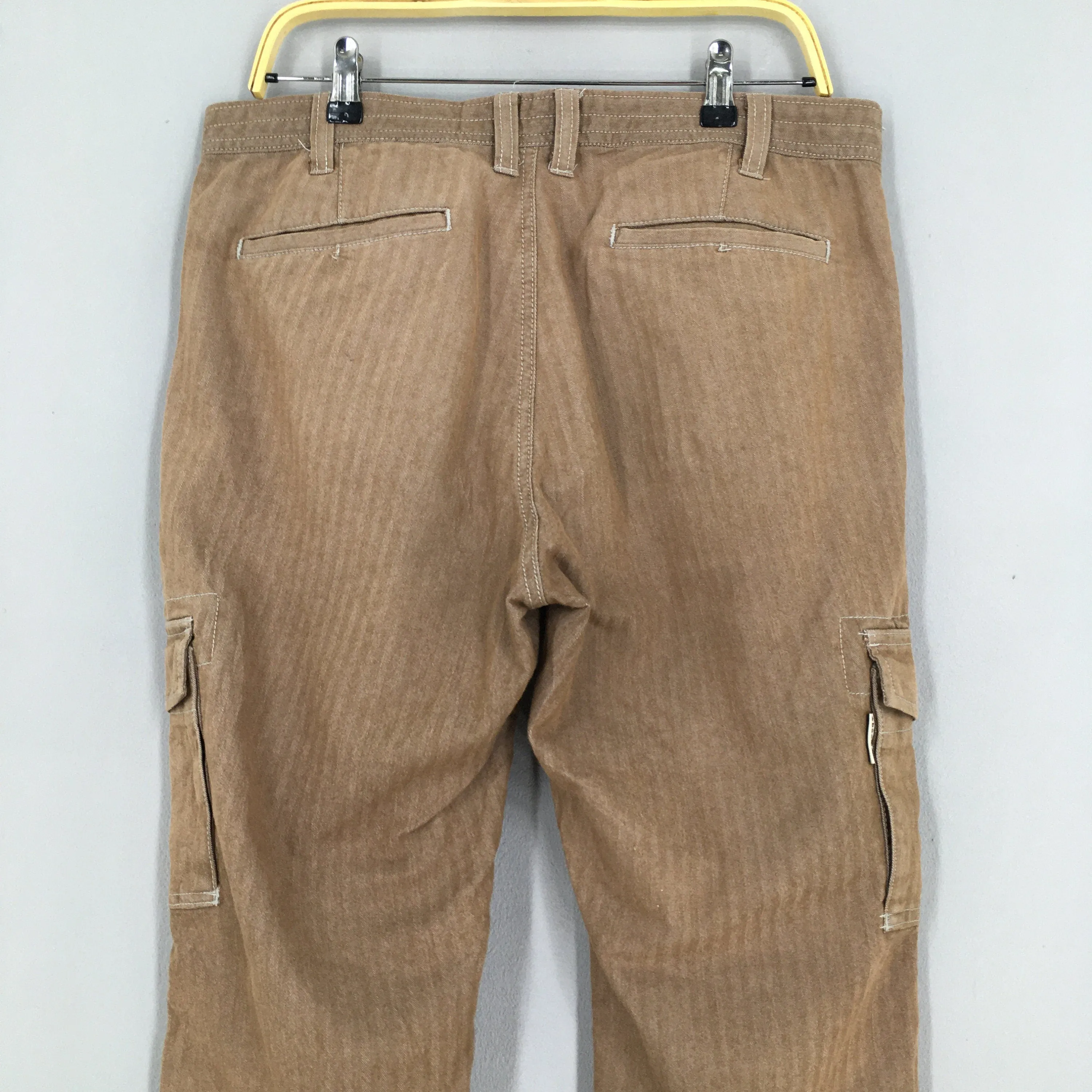 Dogman Japanese Herringbone Cargo Pants Size 34x30