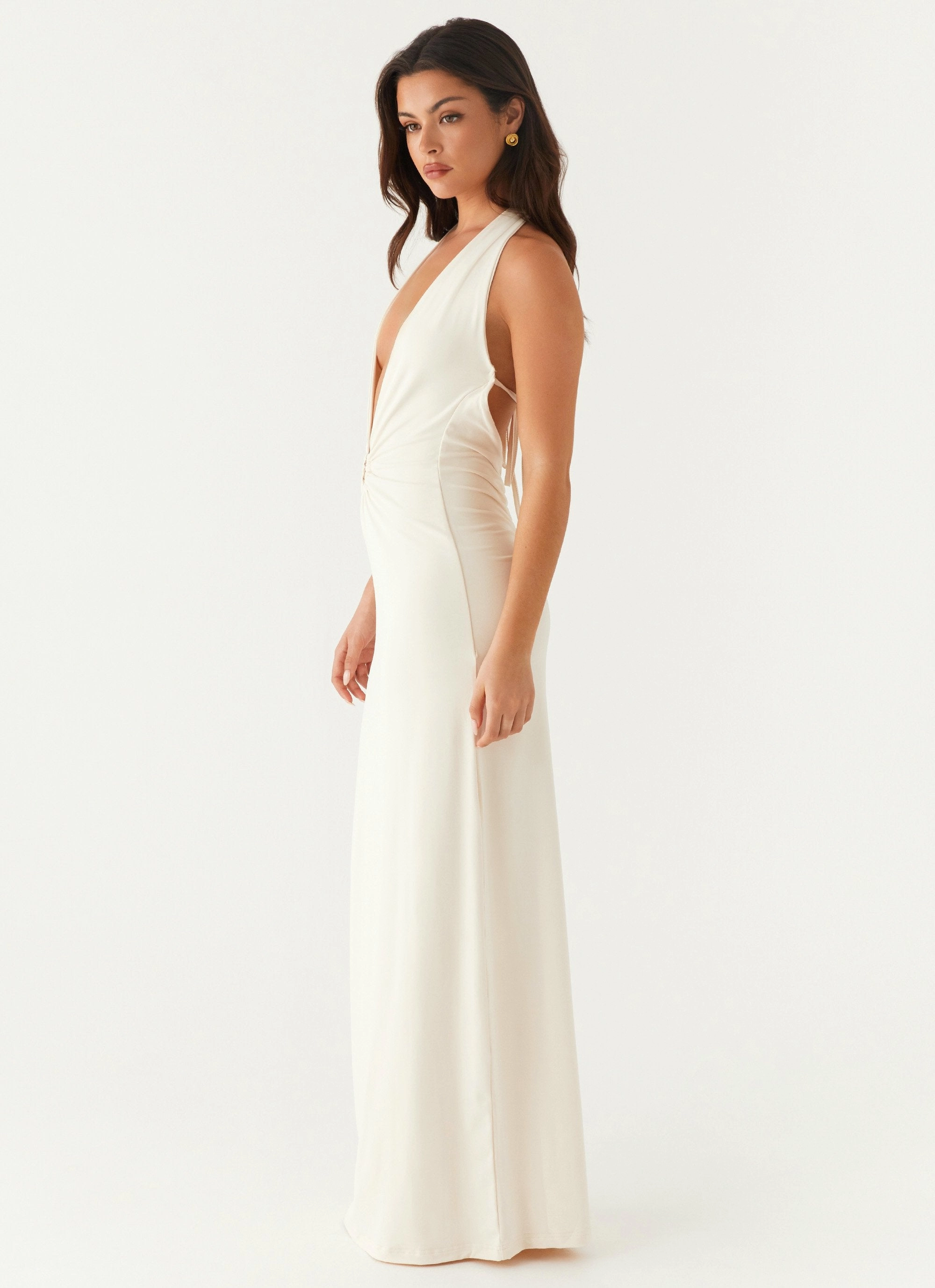 Luxe Look Trendy floral dress Dominica Maxi Dress - Ivory