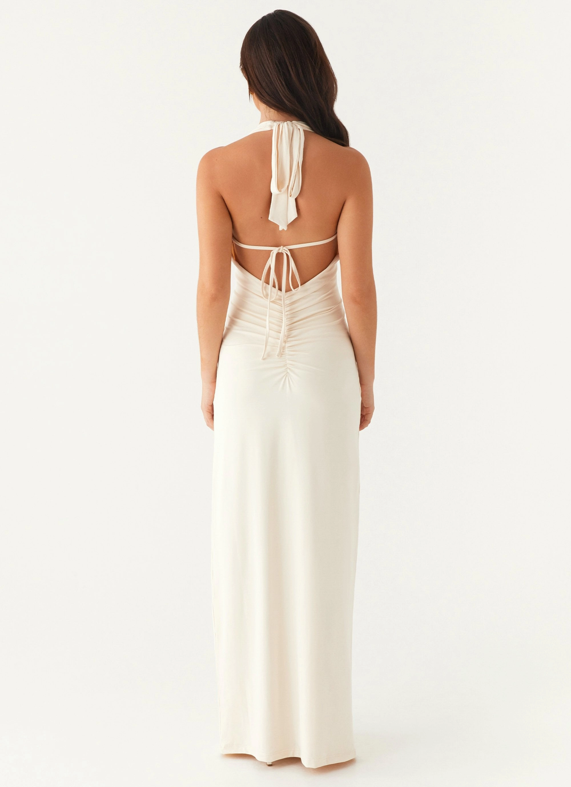 Dominica Maxi Dress - Ivory Flattering Style