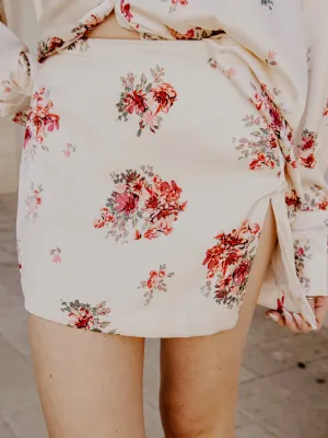 Donna Satin Skirt
