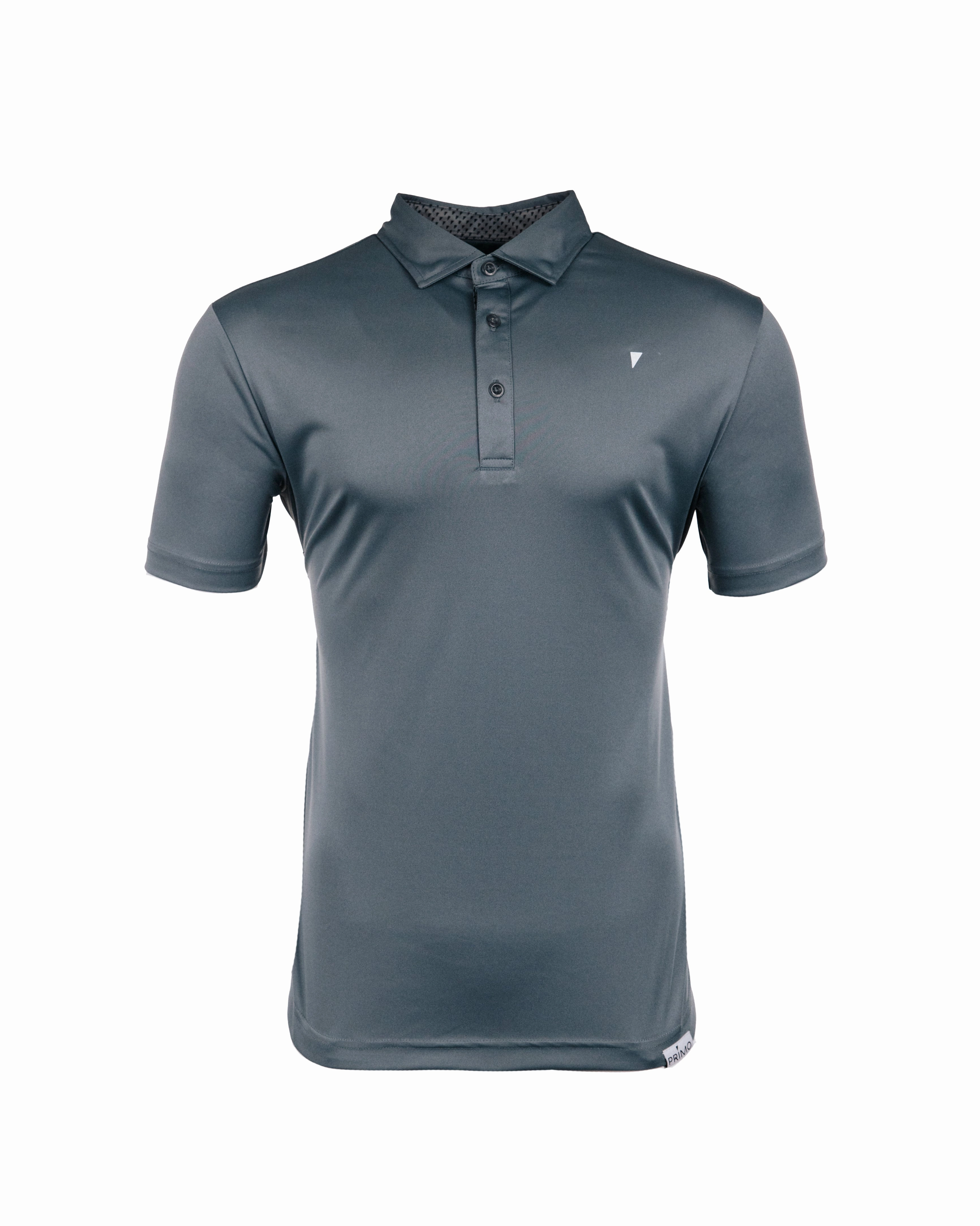 Gray Classic Polo Soft Pullover Sporty Cardigan
