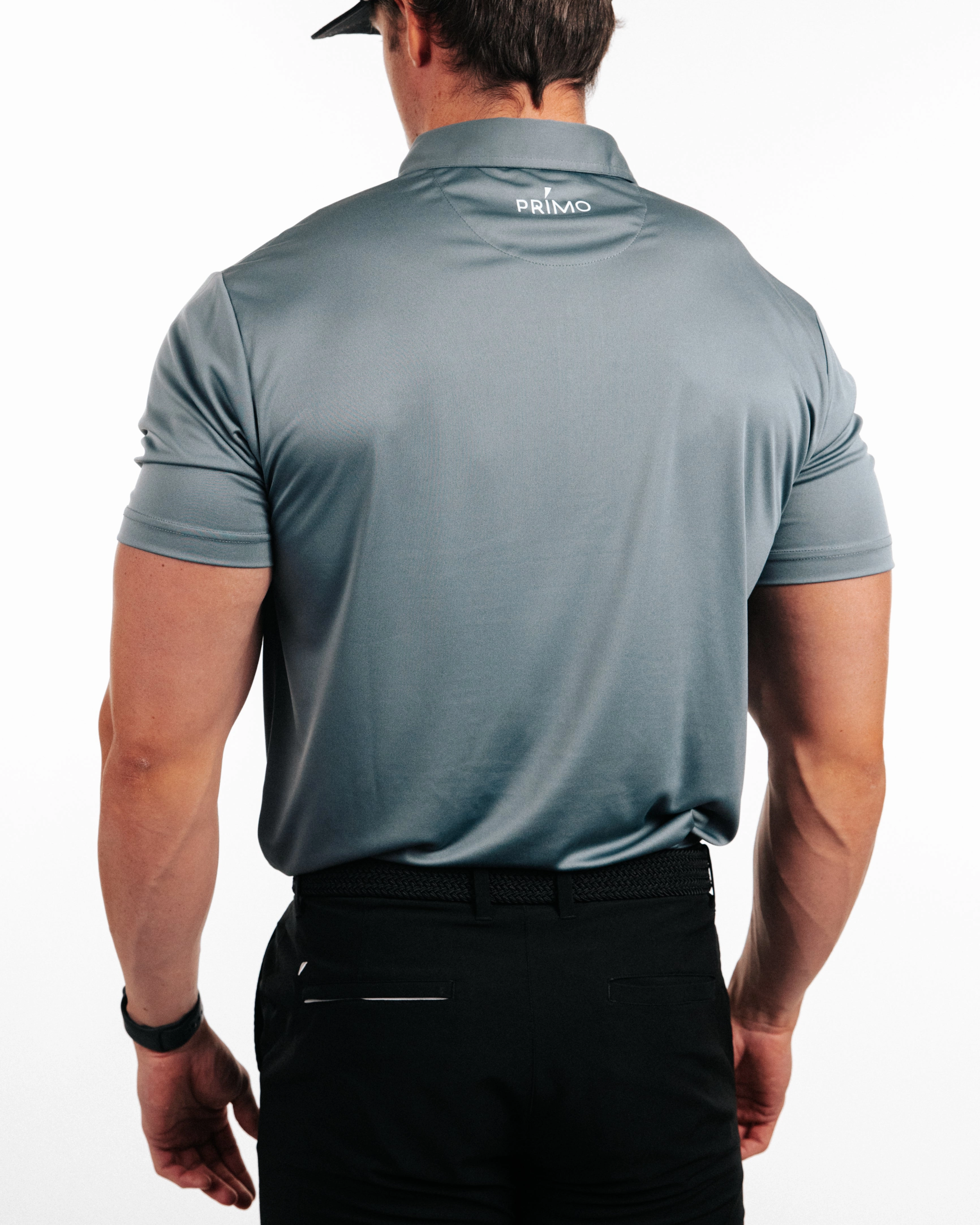 NonIrritating WaterResistant Gray Classic Polo