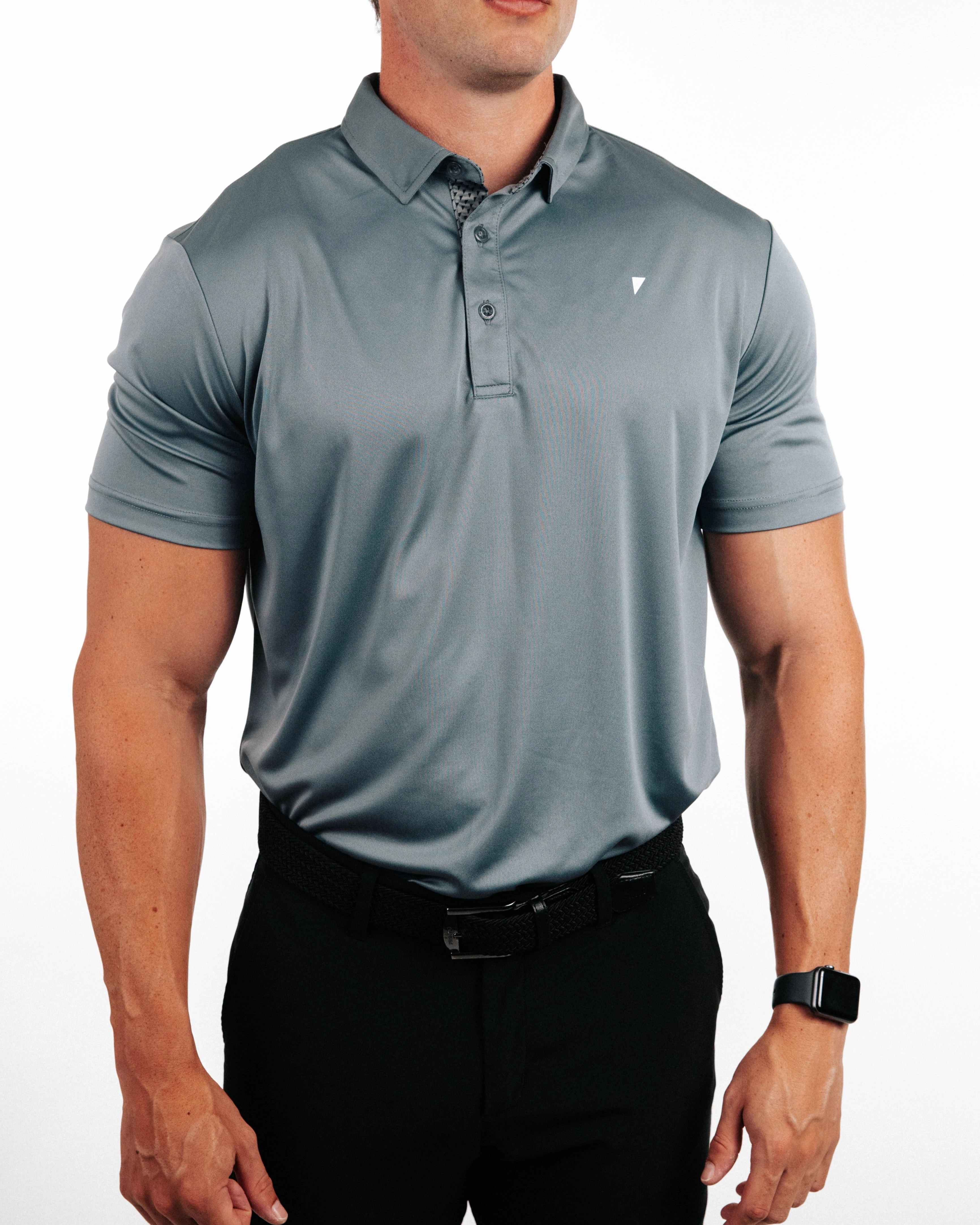 ReinforcedEdges EcoFriendlyBlend Gray Classic Polo