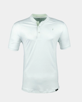 Mint Pebble Blade Collar Polo NonIrritating Stitching Simple Pullover