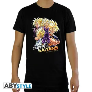 DRAGON BALL - Tshirt "DBZ/ Saiyans" - L