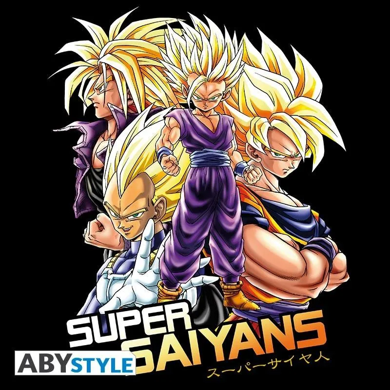DRAGON BALL - Tshirt "DBZ/ Saiyans" - L