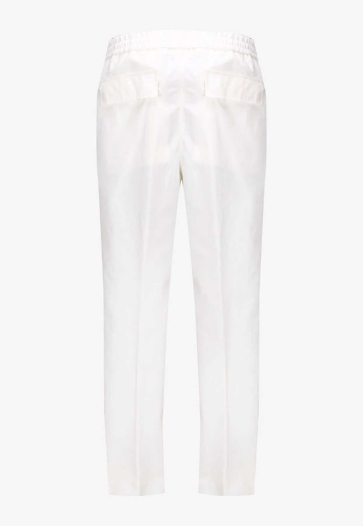 Drawstring Straight-Leg Pants