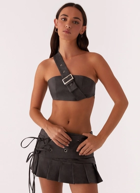 Wild Instincts Bandeau Top - Fawn Street Style Daily Wear