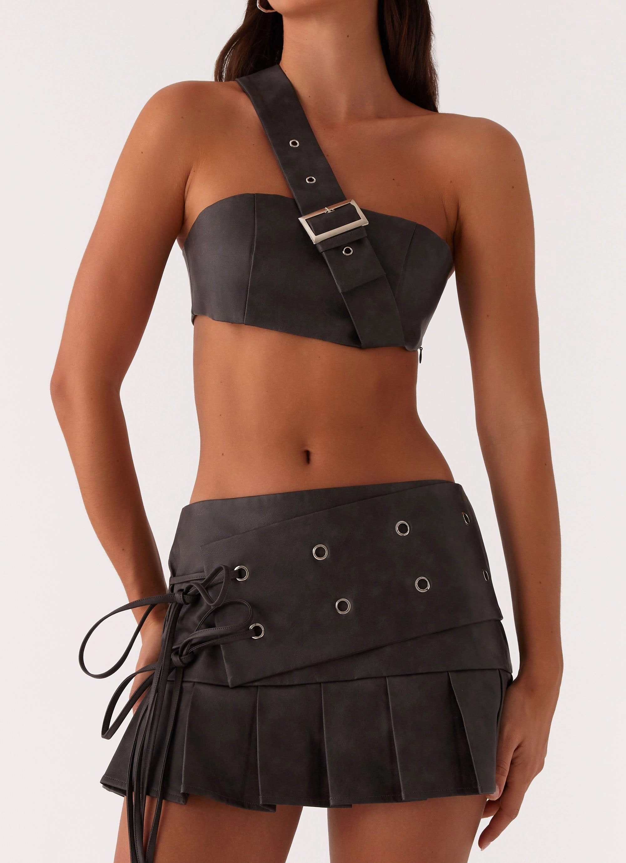 Airflow Mesh Insert Comfortable fit Wild Instincts Bandeau Top - Fawn