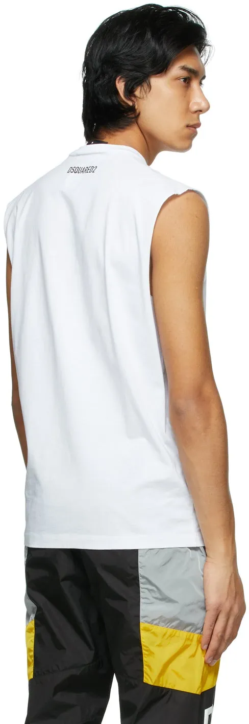 Dsquared2 White Zlatan IbrahimoviÄ‡ Edition Icon T-Shirt