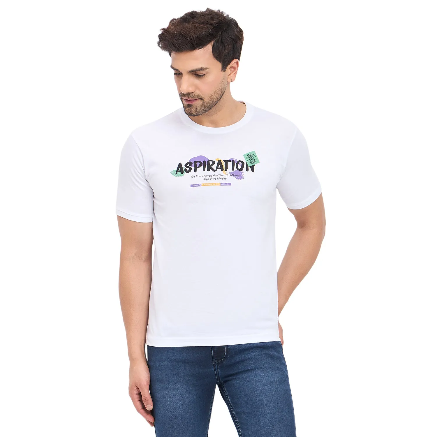 Duke Stardust Men Half Sleeve Cotton T-shirt (LF7161)