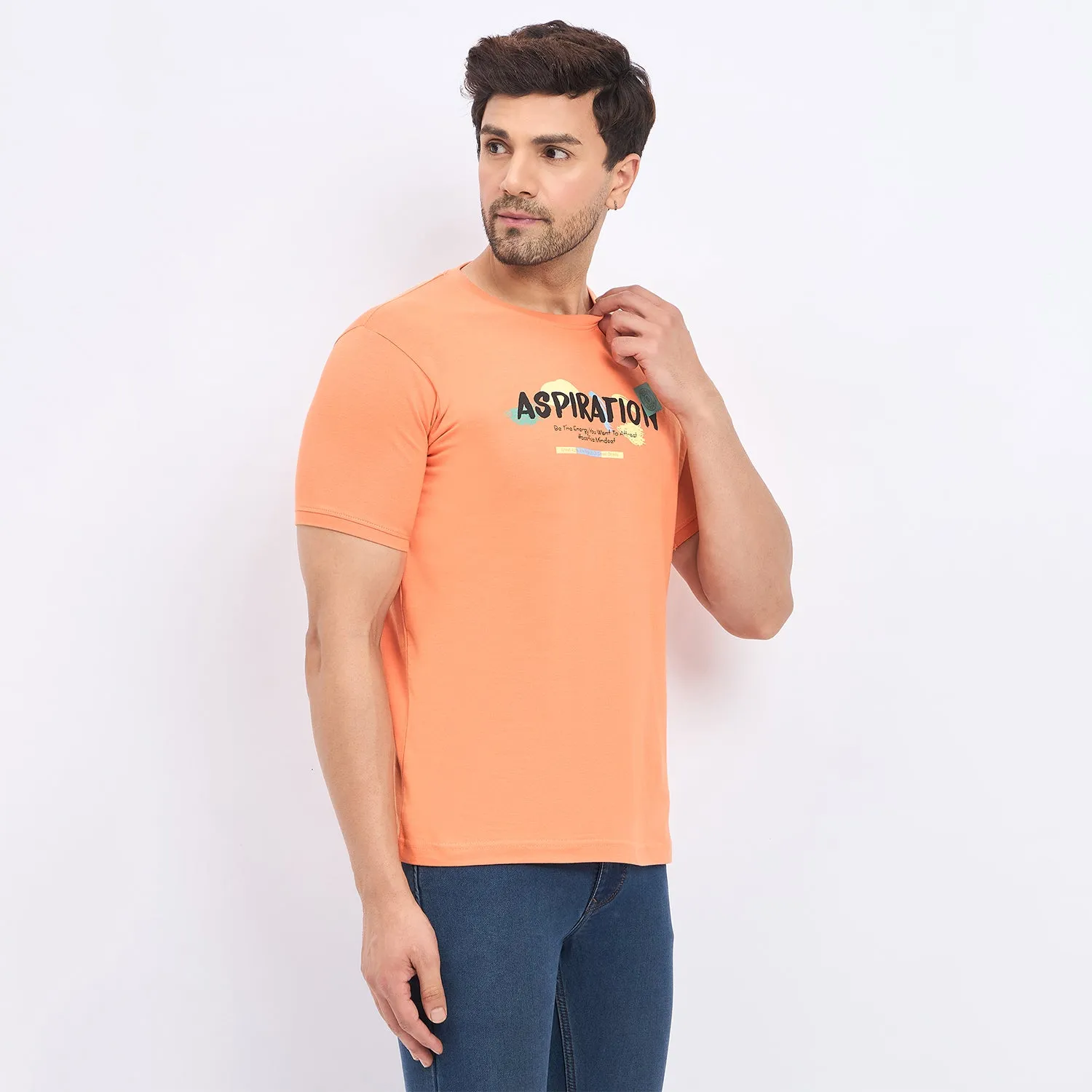 Duke Stardust Men Half Sleeve Cotton T-shirt (LF7161)