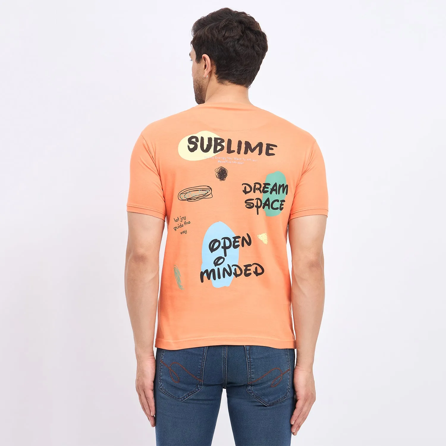 Duke Stardust Men Half Sleeve Cotton T-shirt (LF7161)