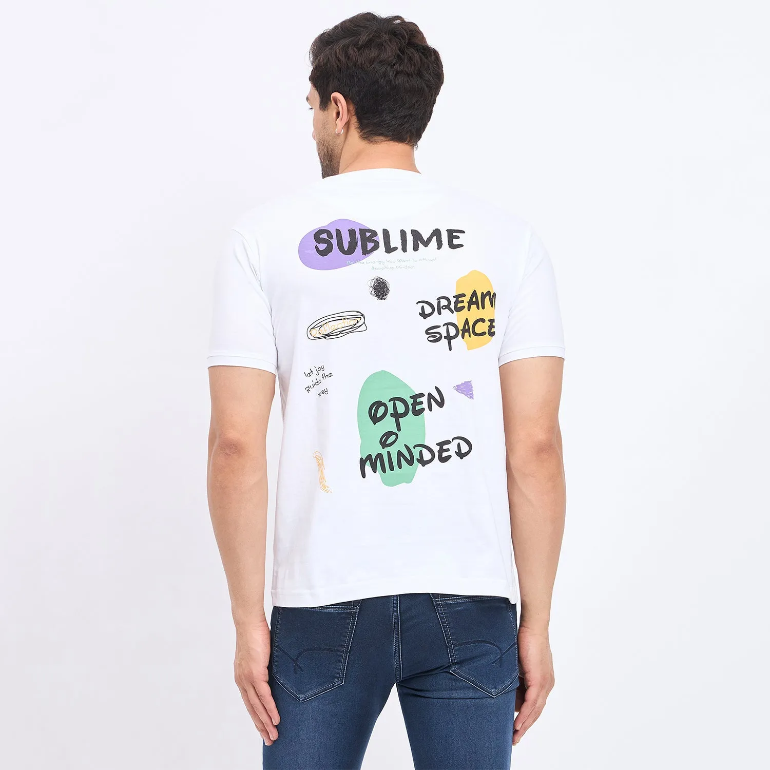 Duke Stardust Men Half Sleeve Cotton T-shirt (LF7161)