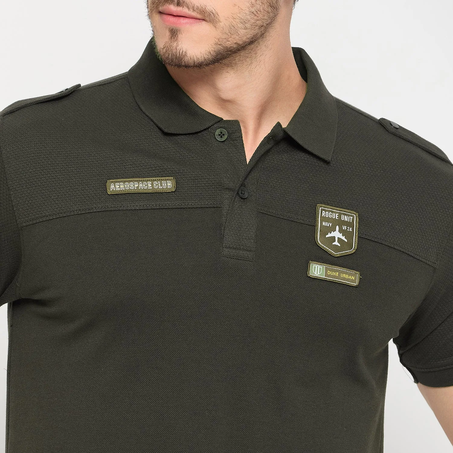 Duke Stardust Men Half Sleeve Cotton T-shirt (LF7294)