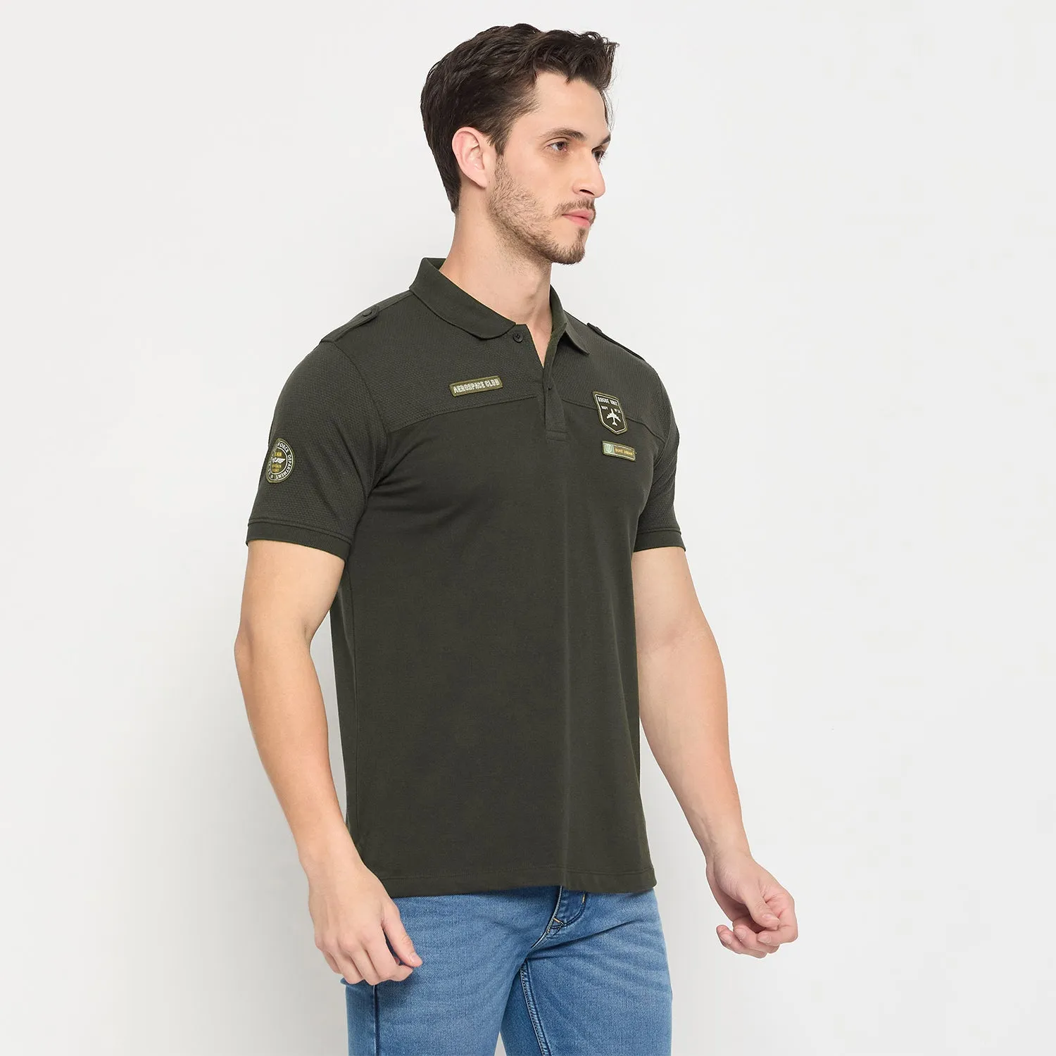 Duke Stardust Men Half Sleeve Cotton T-shirt (LF7294)