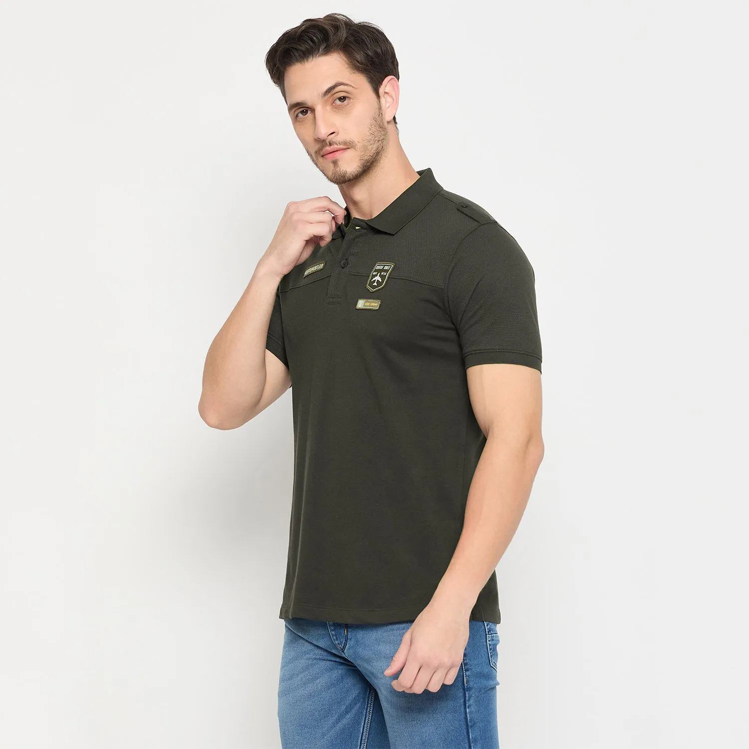 Duke Stardust Men Half Sleeve Cotton T-shirt (LF7294)
