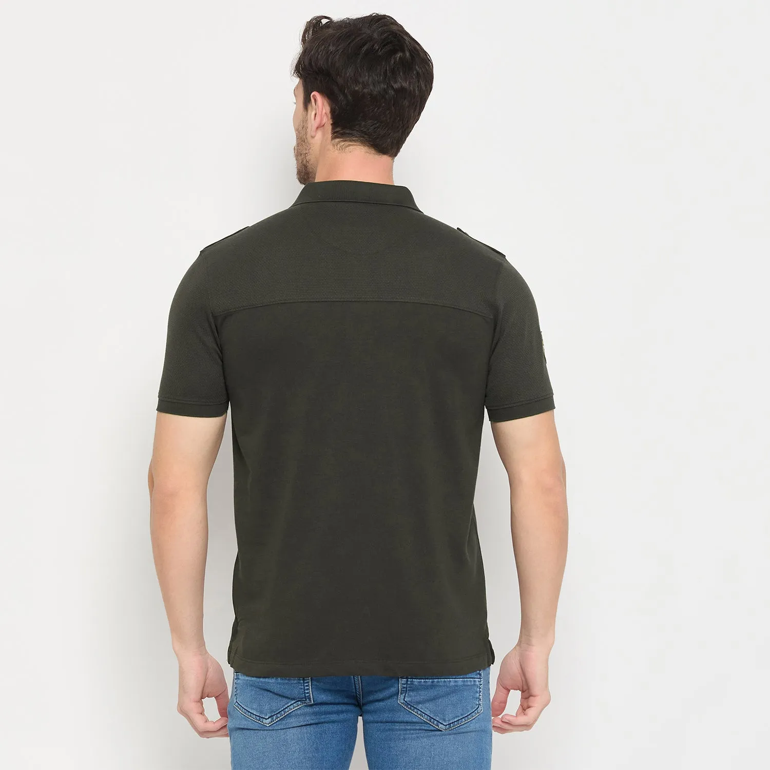 Duke Stardust Men Half Sleeve Cotton T-shirt (LF7294)