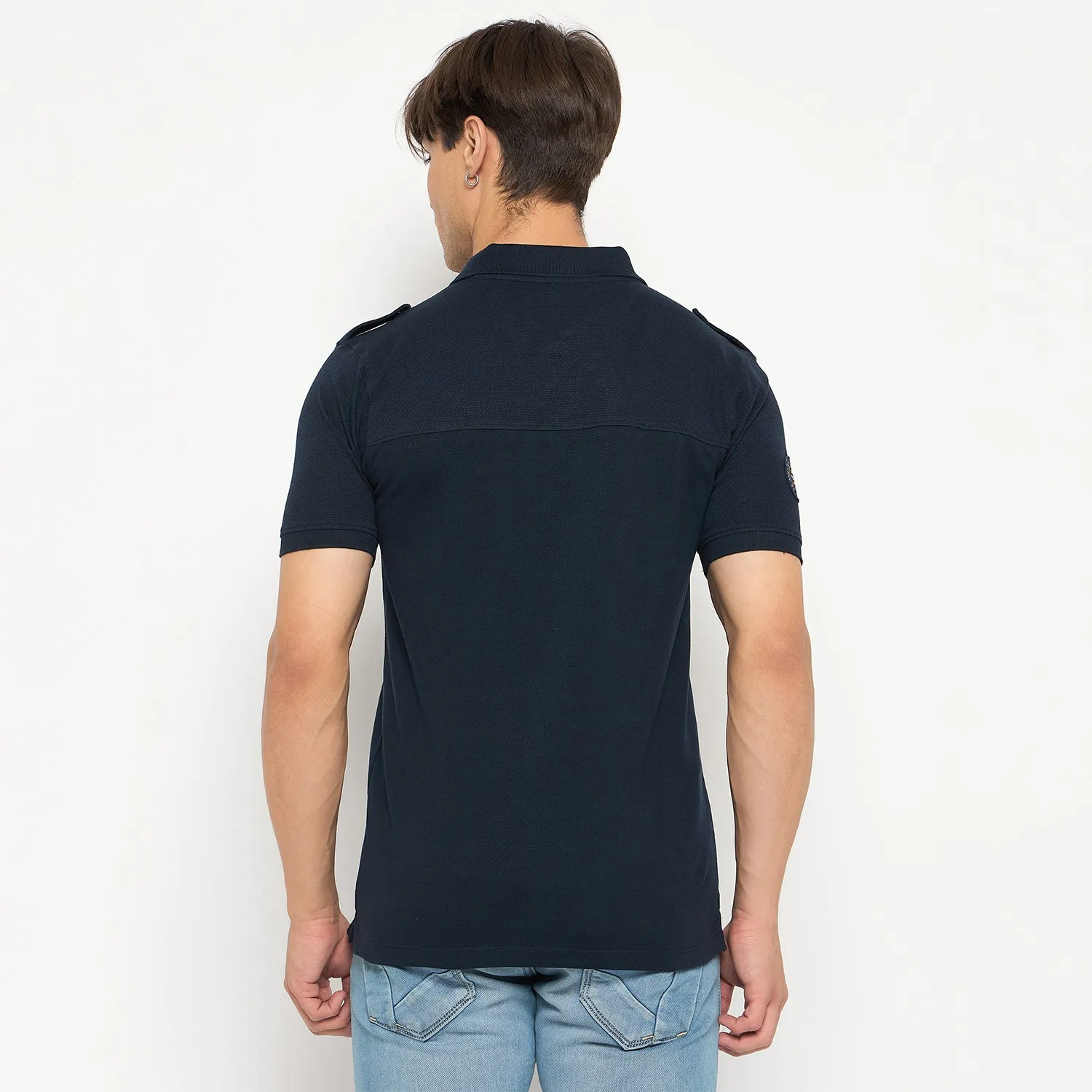 Duke Stardust Men Half Sleeve Cotton T-shirt (LF7294)