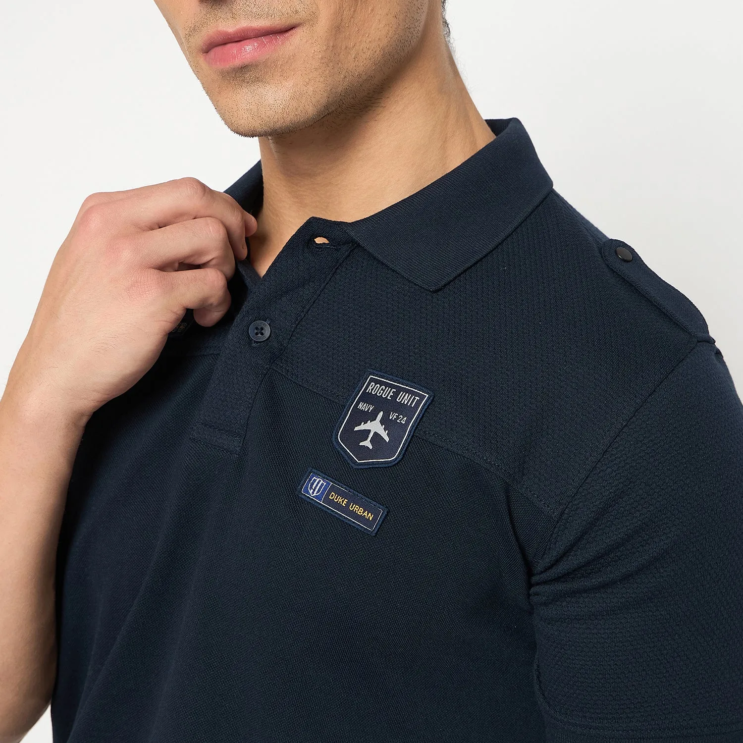 Duke Stardust Men Half Sleeve Cotton T-shirt (LF7294)