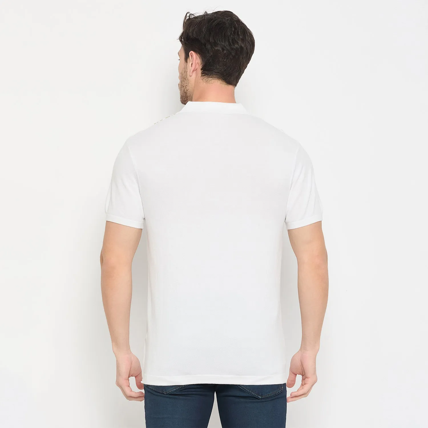 Duke Stardust Men Half Sleeve Cotton T-shirt (LF7326)