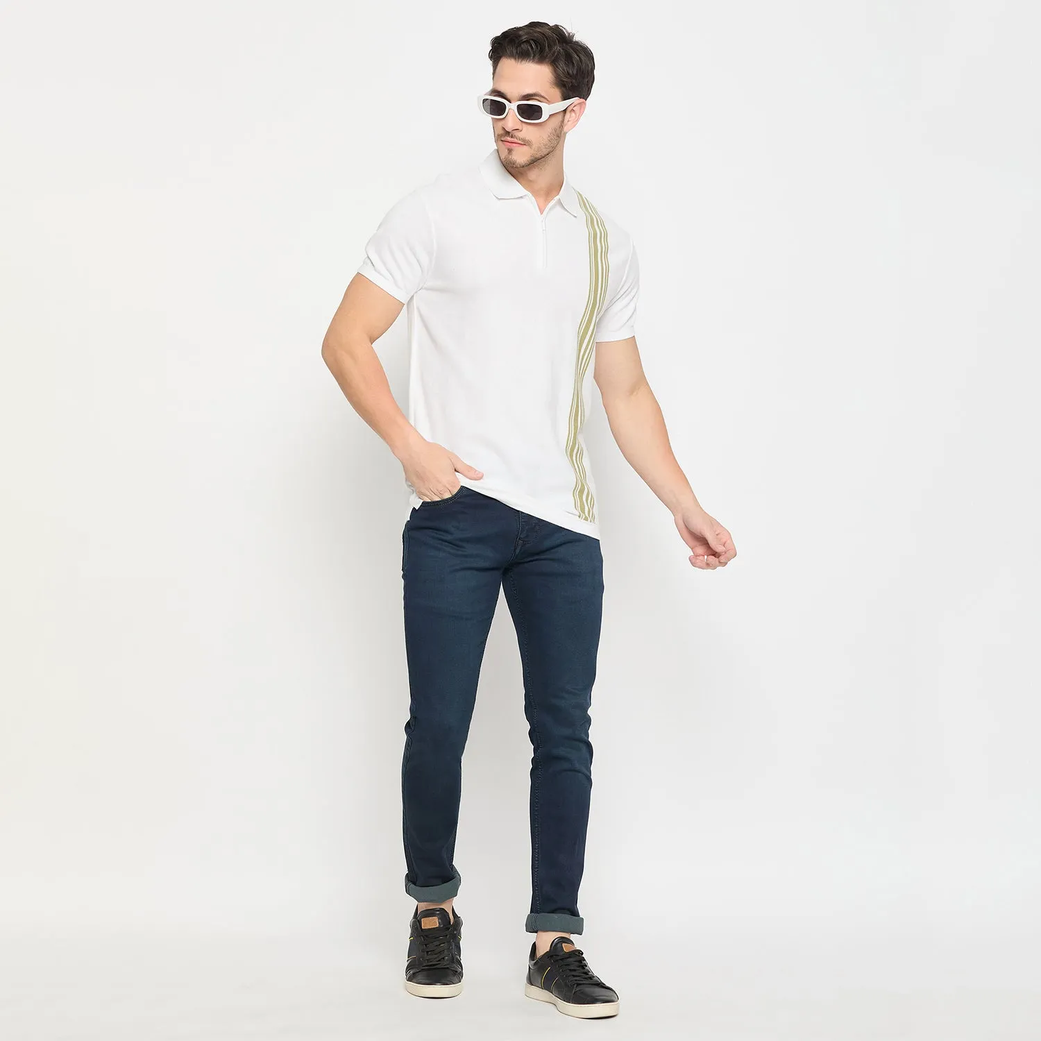 Duke Stardust Men Half Sleeve Cotton T-shirt (LF7326)