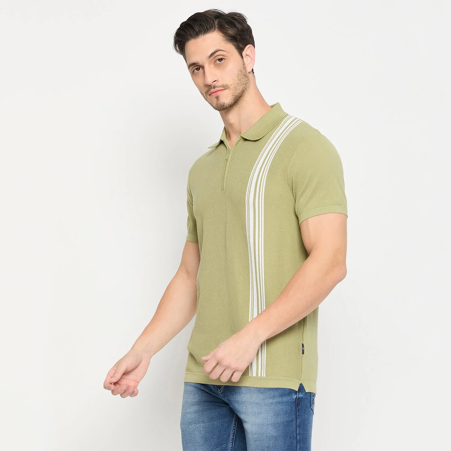 Duke Stardust Men Half Sleeve Cotton T-shirt (LF7326)