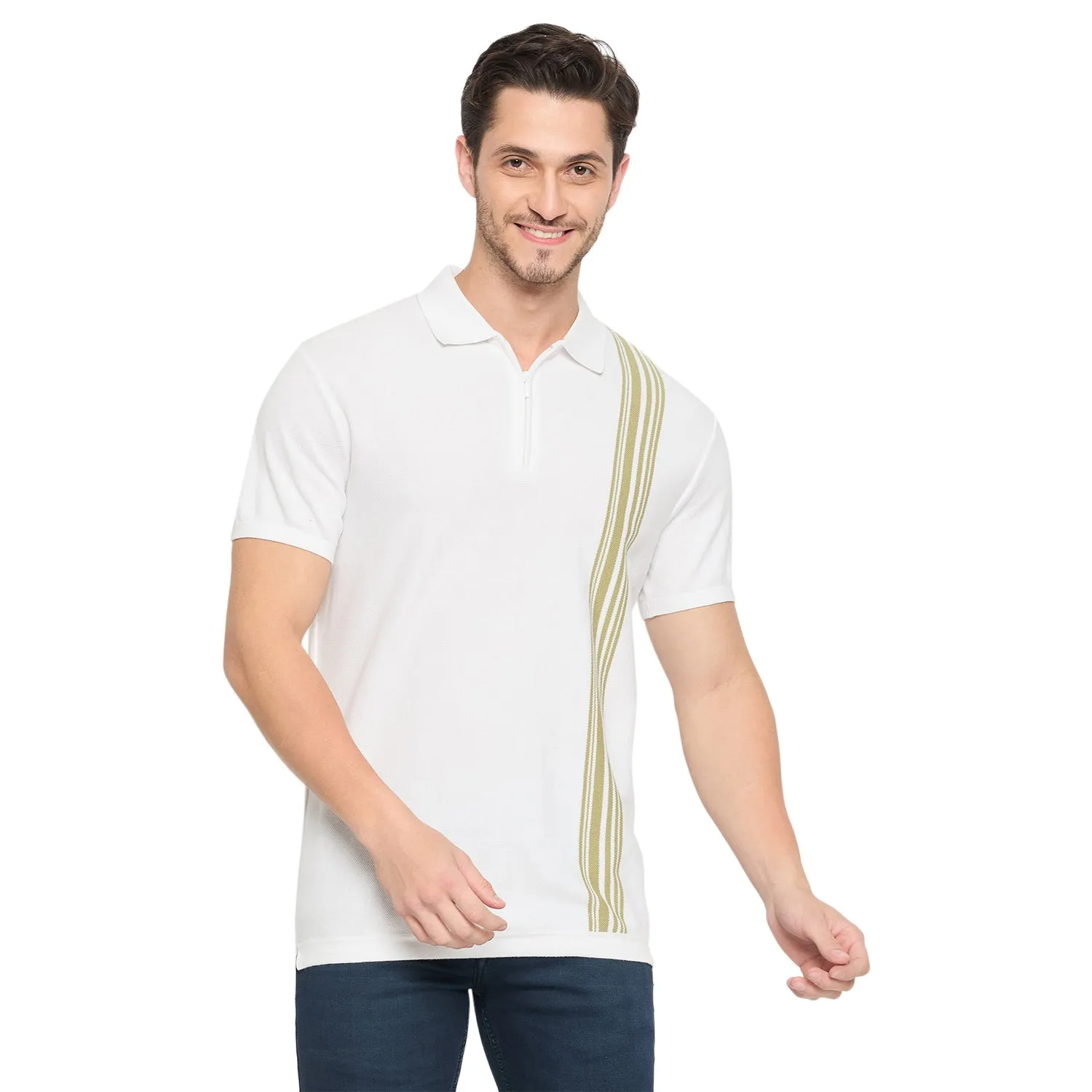 Duke Stardust Men Half Sleeve Cotton T-shirt (LF7326)