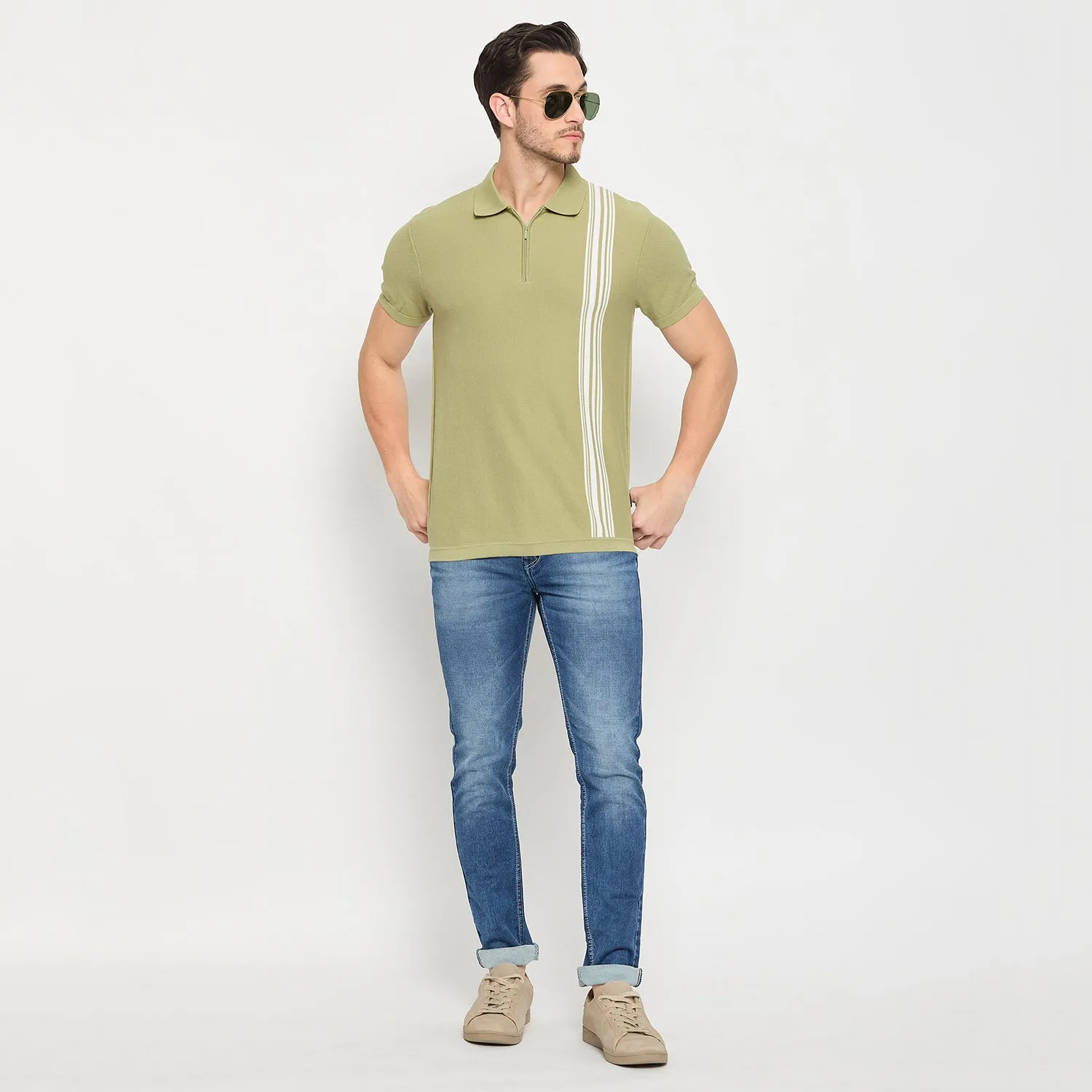 Duke Stardust Men Half Sleeve Cotton T-shirt (LF7326)