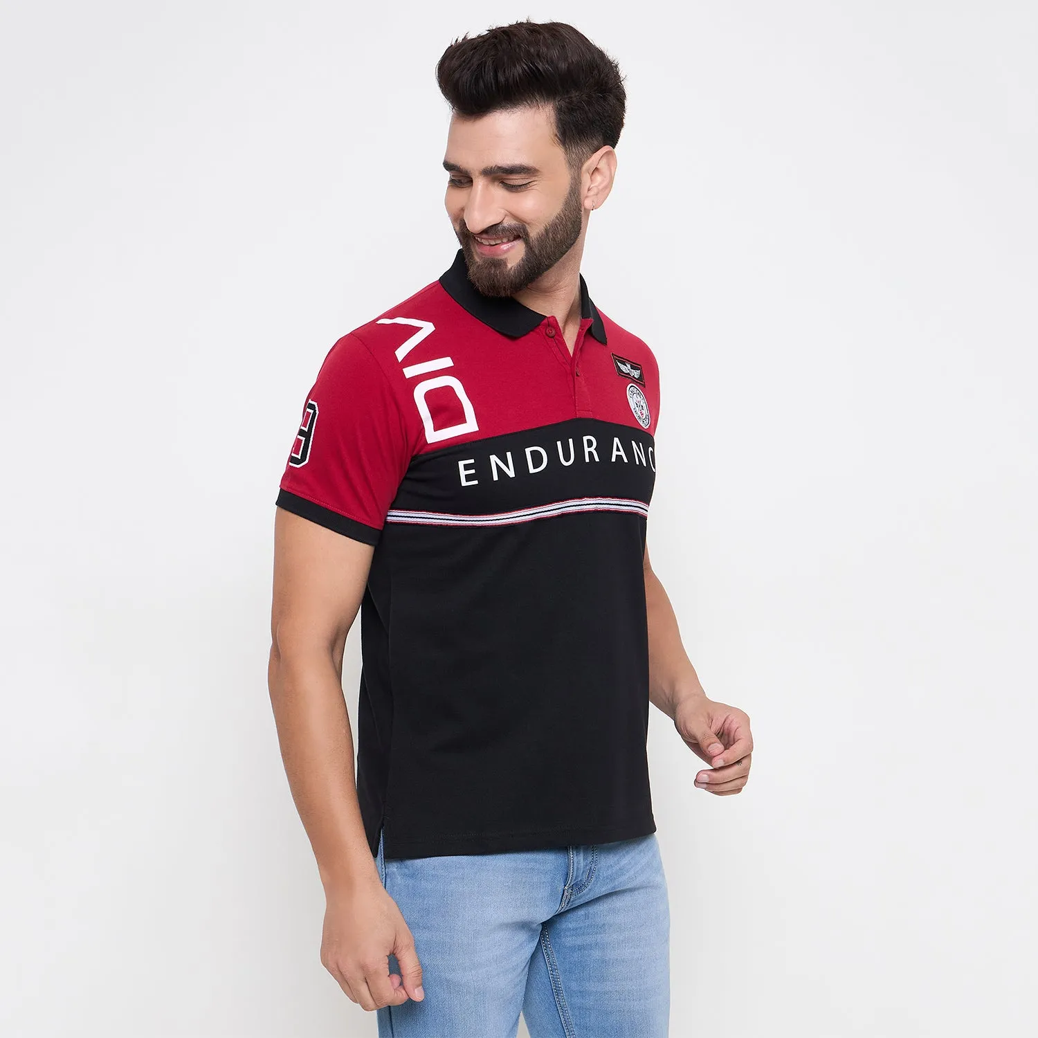 Duke Stardust Men Half Sleeve Cotton Tshirt (LF7122)