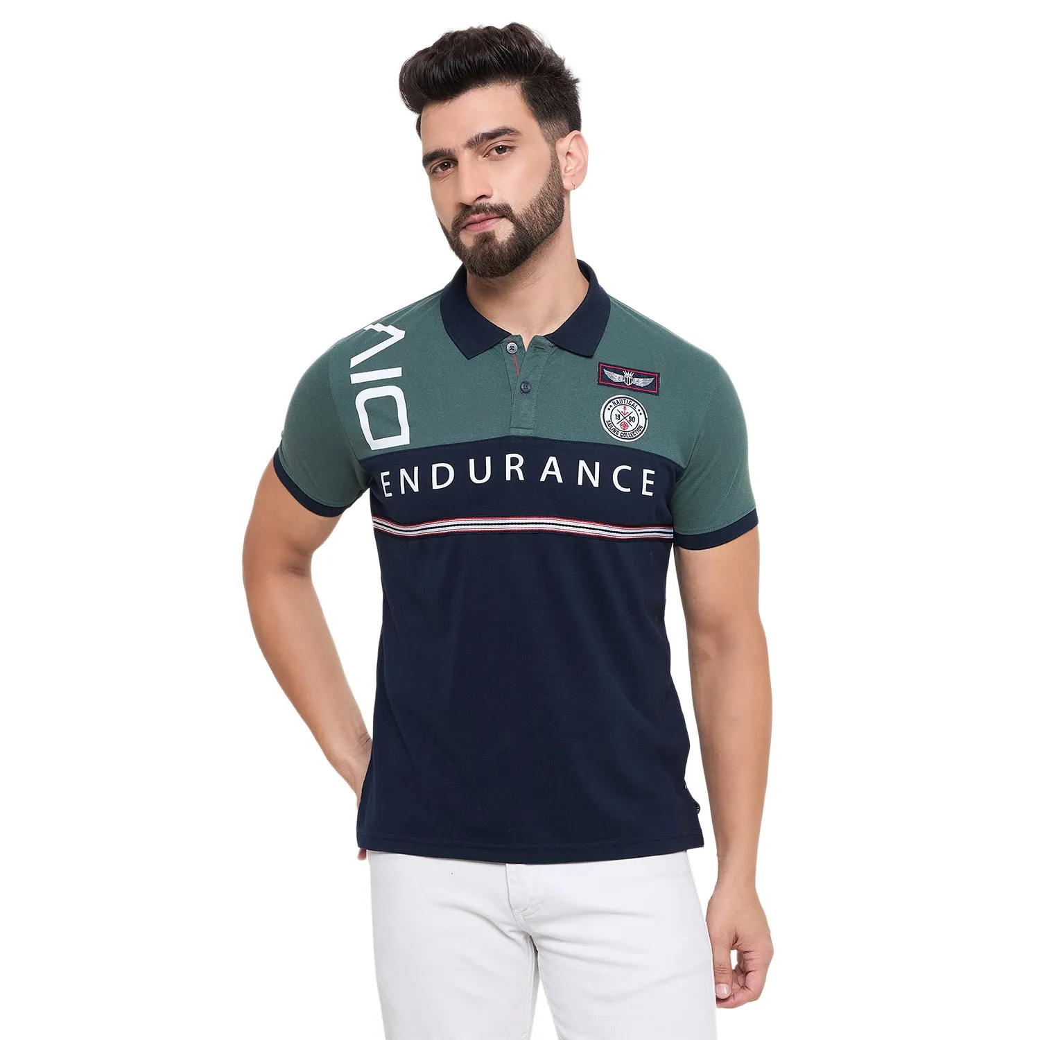 Duke Stardust Men Half Sleeve Cotton Tshirt (LF7122)