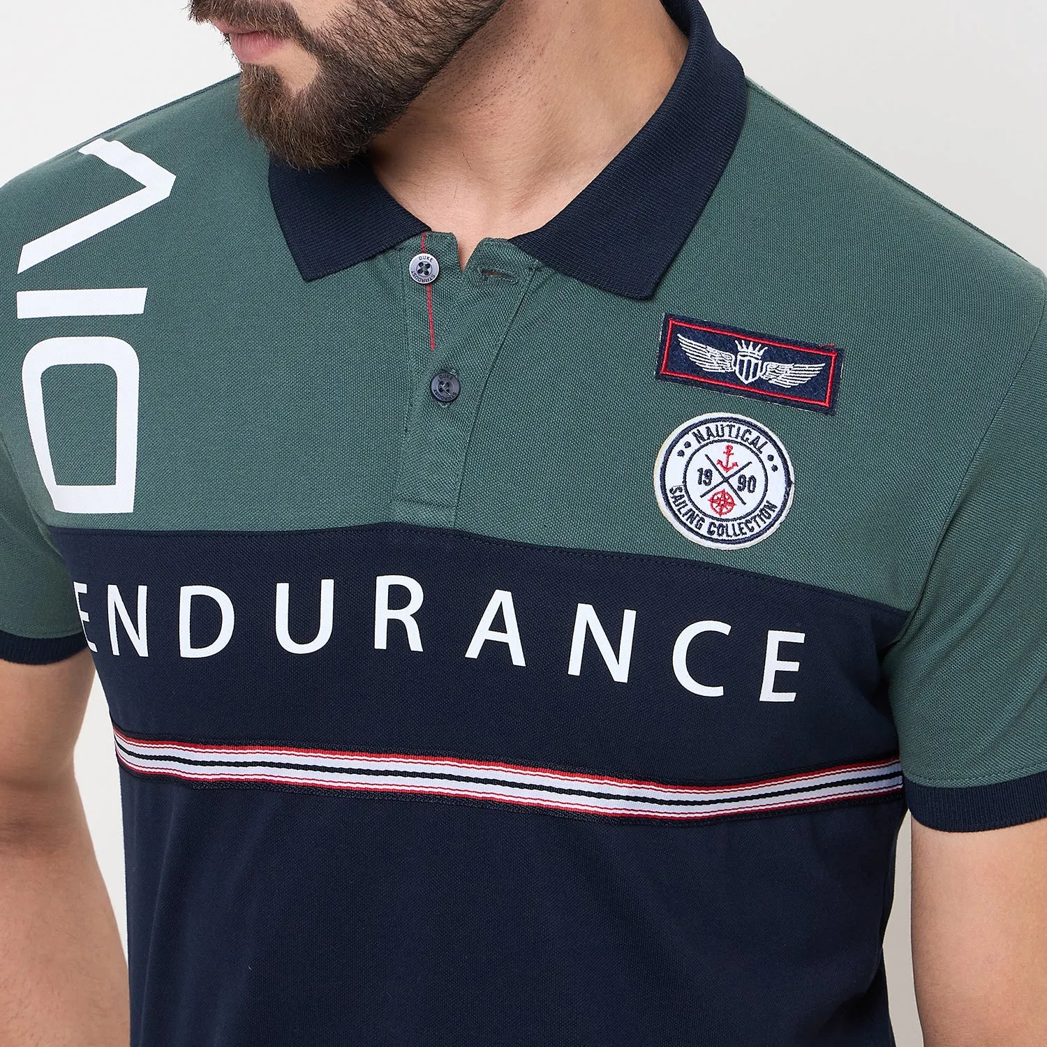 Duke Stardust Men Half Sleeve Cotton Tshirt (LF7122)