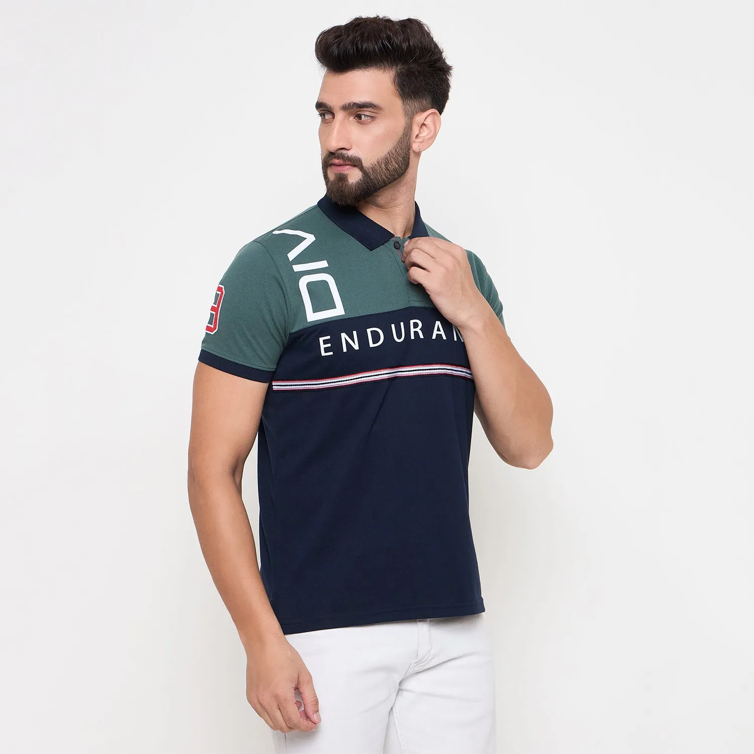 Duke Stardust Men Half Sleeve Cotton Tshirt (LF7122)