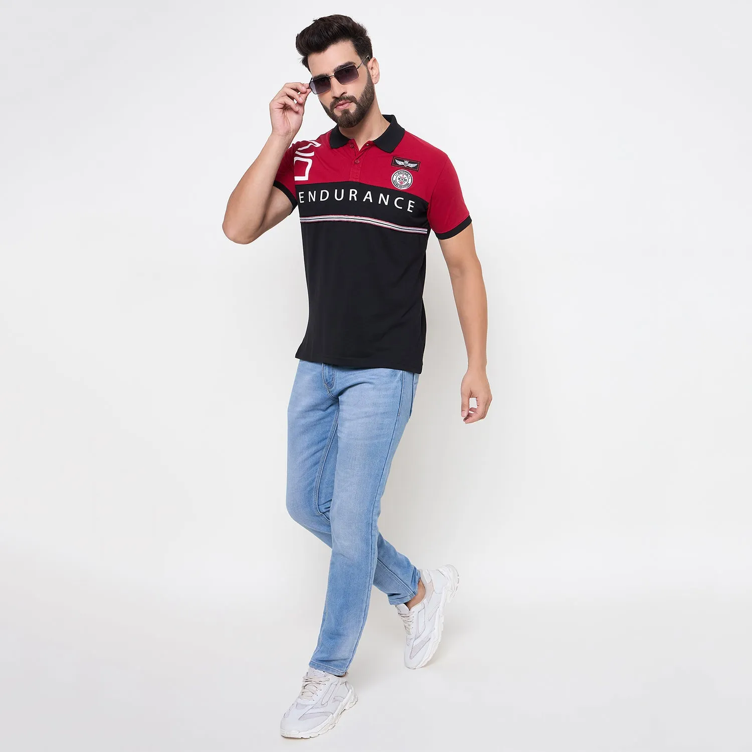 Duke Stardust Men Half Sleeve Cotton Tshirt (LF7122)