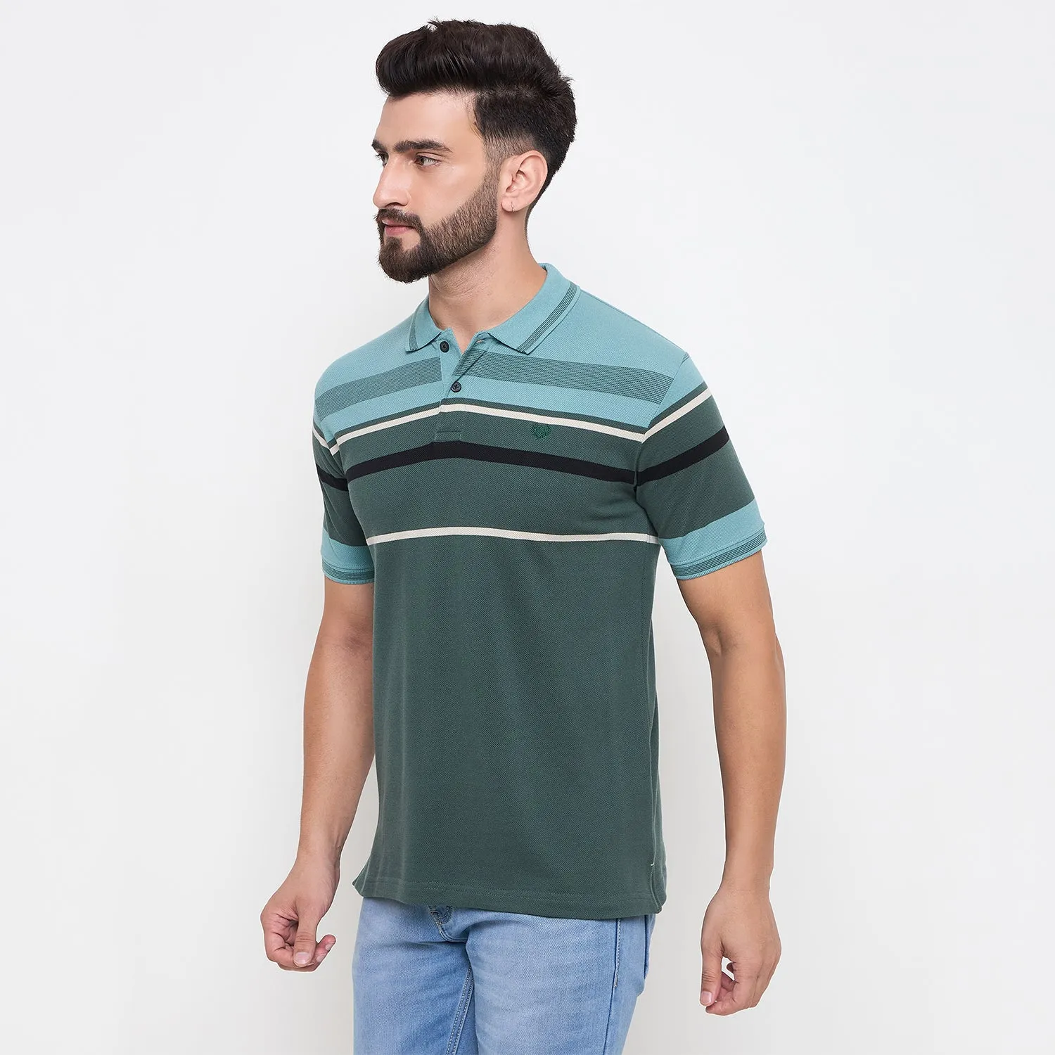 Duke Stardust Men Half Sleeve Cotton Tshirt (LF7204)