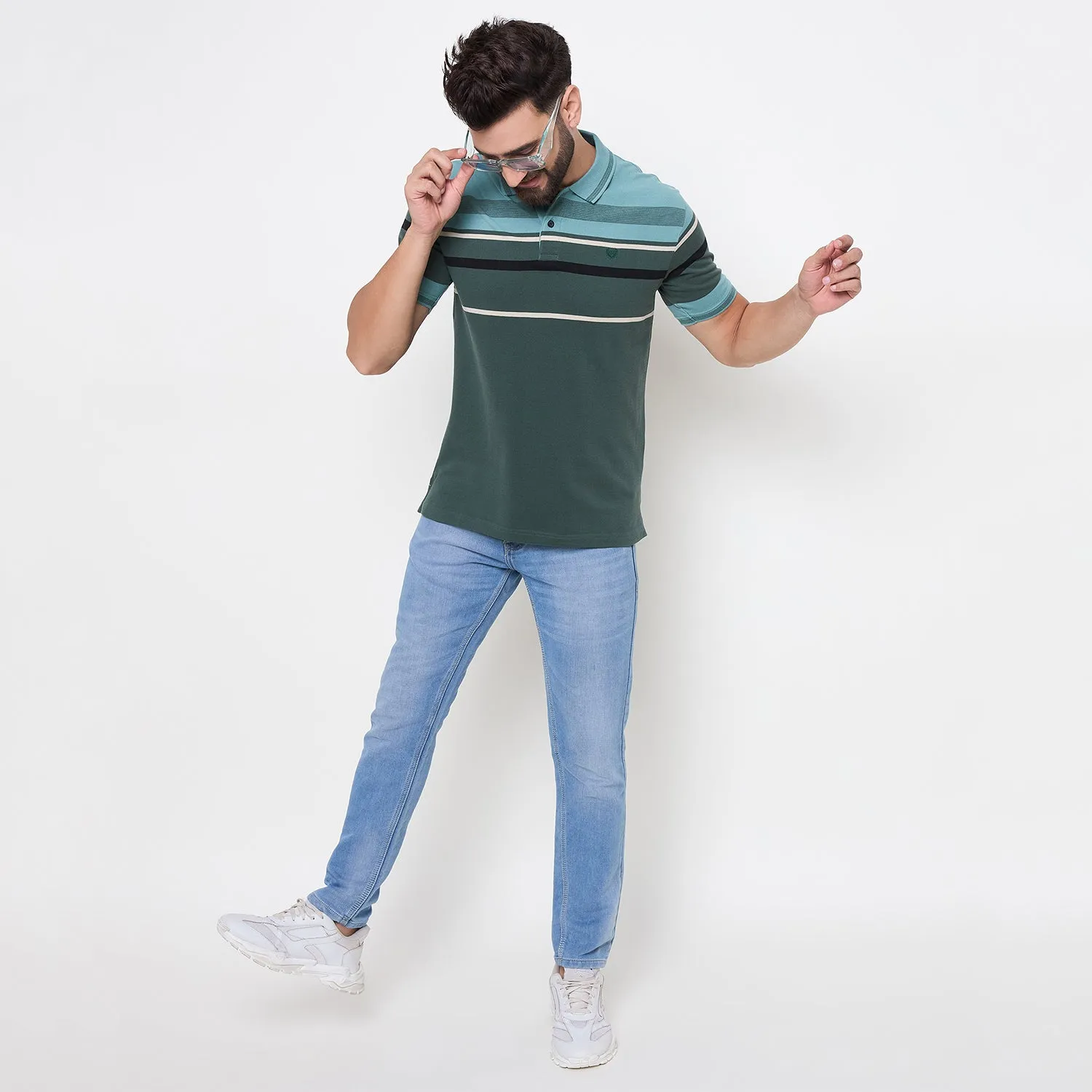 Duke Stardust Men Half Sleeve Cotton Tshirt (LF7204)