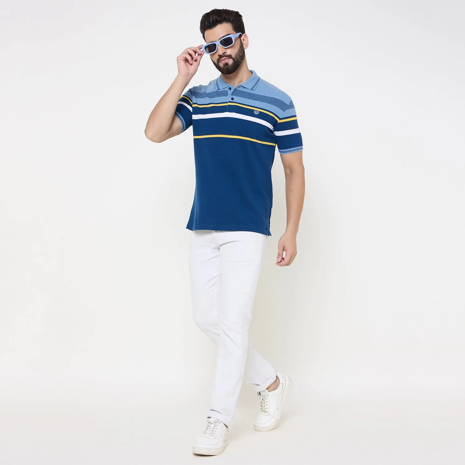 Duke Stardust Men Half Sleeve Cotton Tshirt (LF7204)