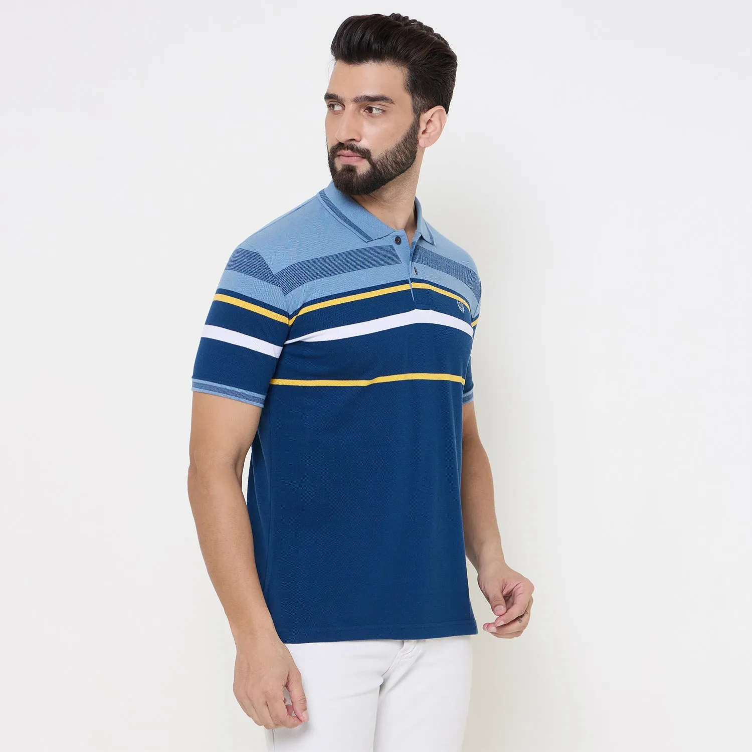 Duke Stardust Men Half Sleeve Cotton Tshirt (LF7204)