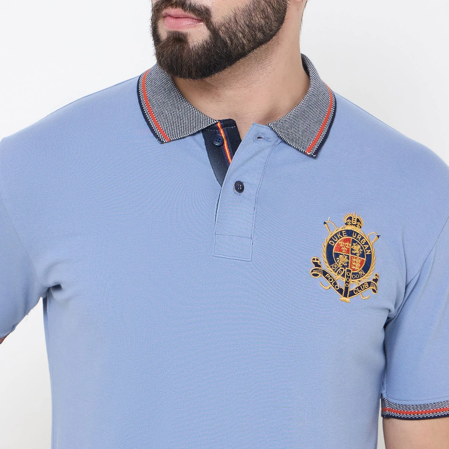 Duke Stardust Men Half Sleeve Cotton Tshirt (LF7238)