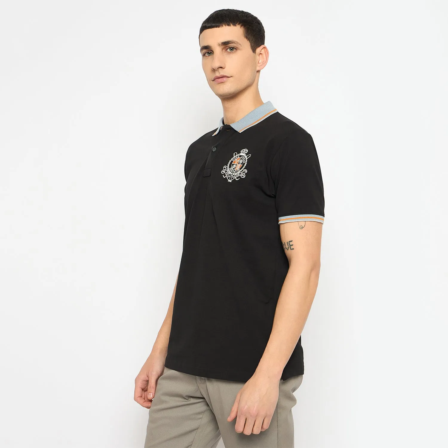 Duke Stardust Men Half Sleeve Cotton Tshirt (LF7238)